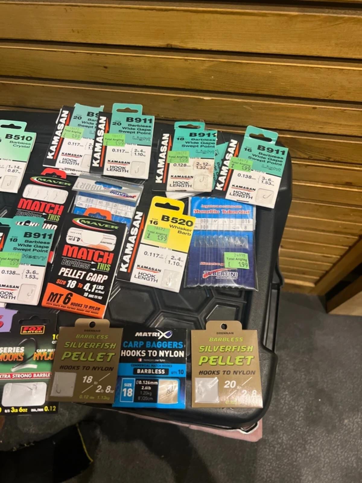 Job Lot 73 Fishing Hooks Pre Tied Bundle