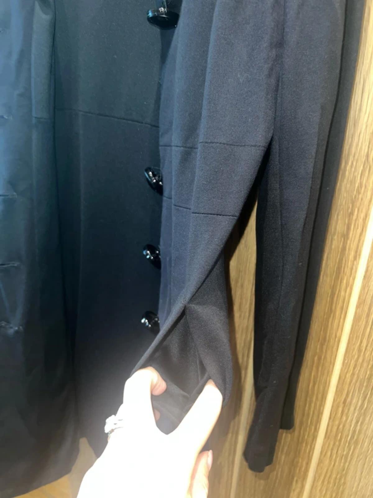 Ariana Black Long Blazer Jacket 12-14