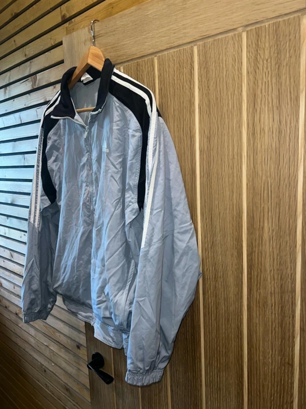 Vintage 2003 Adidas Grey Tracksuit Jacket L
