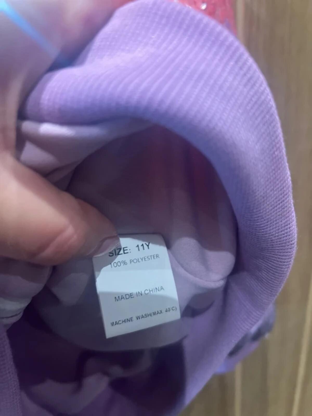 Sequin Lilac Disco Zip Jacket 11Y