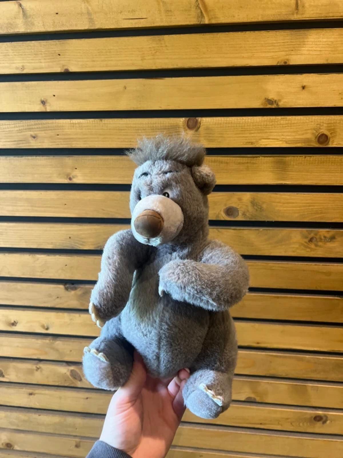 Vintage Euro Disney The Jungle Book Baloo Plush Toy