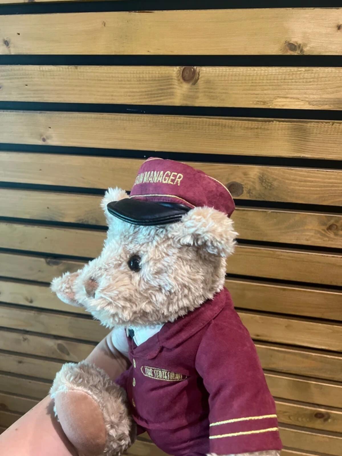 The Statesman Train Manager Teddy Bear