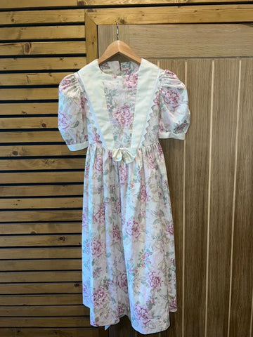 Vintage 1980's Laura Ashley Floral Dress 9-10Y