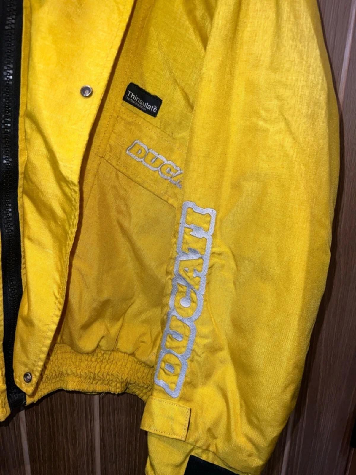 Ducati Racing Top Shot Vintage 90s Reflective Bomber Jacket