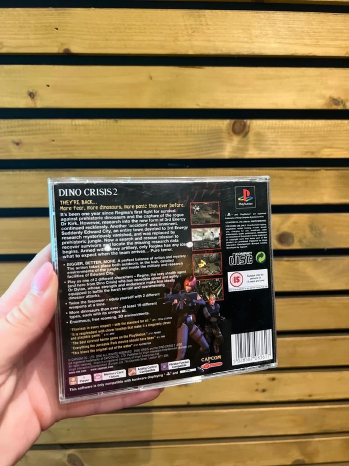 Vintage 2000 Dino Crisis 2 PlayStation 1 Video Game