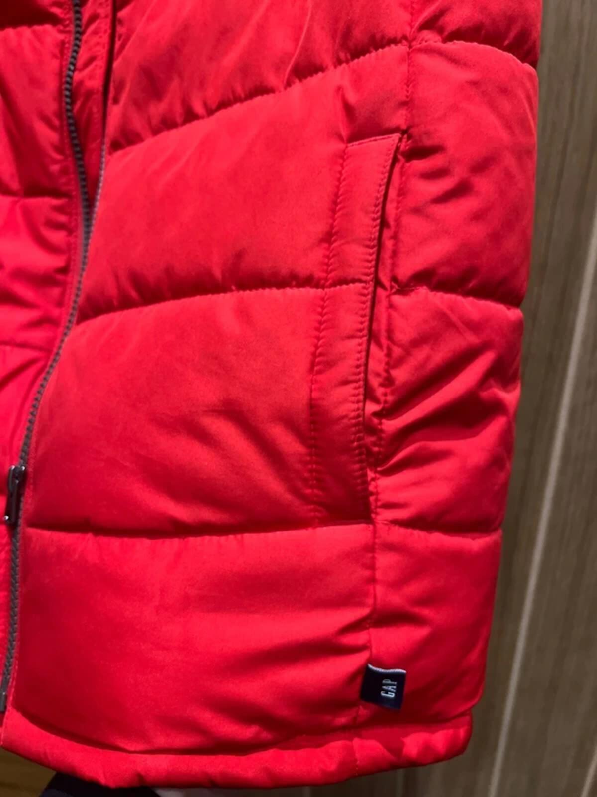 GAP Cold Control Red Zip Gilet L