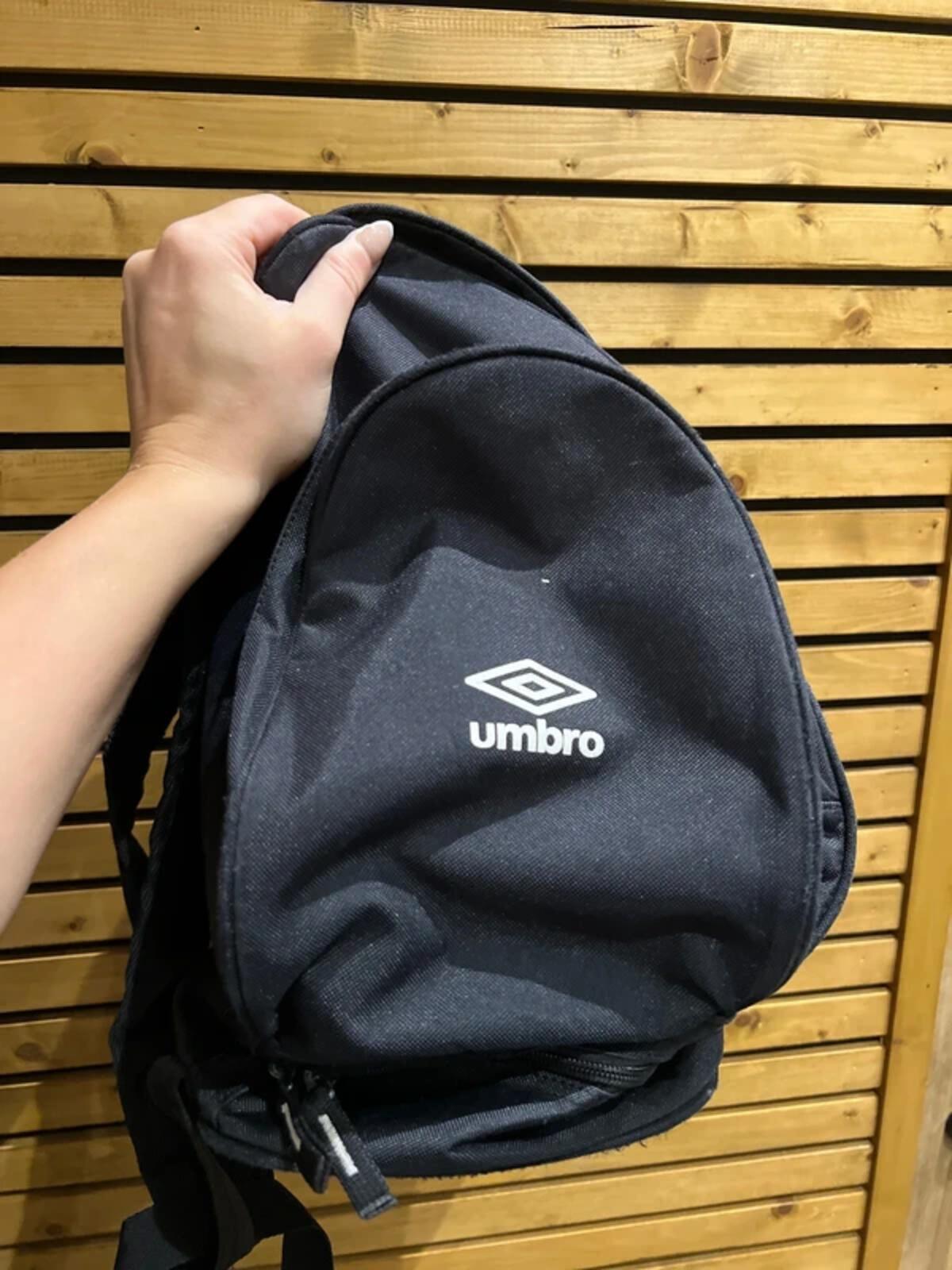 Vintage 1990's Umbro Black Rucksack