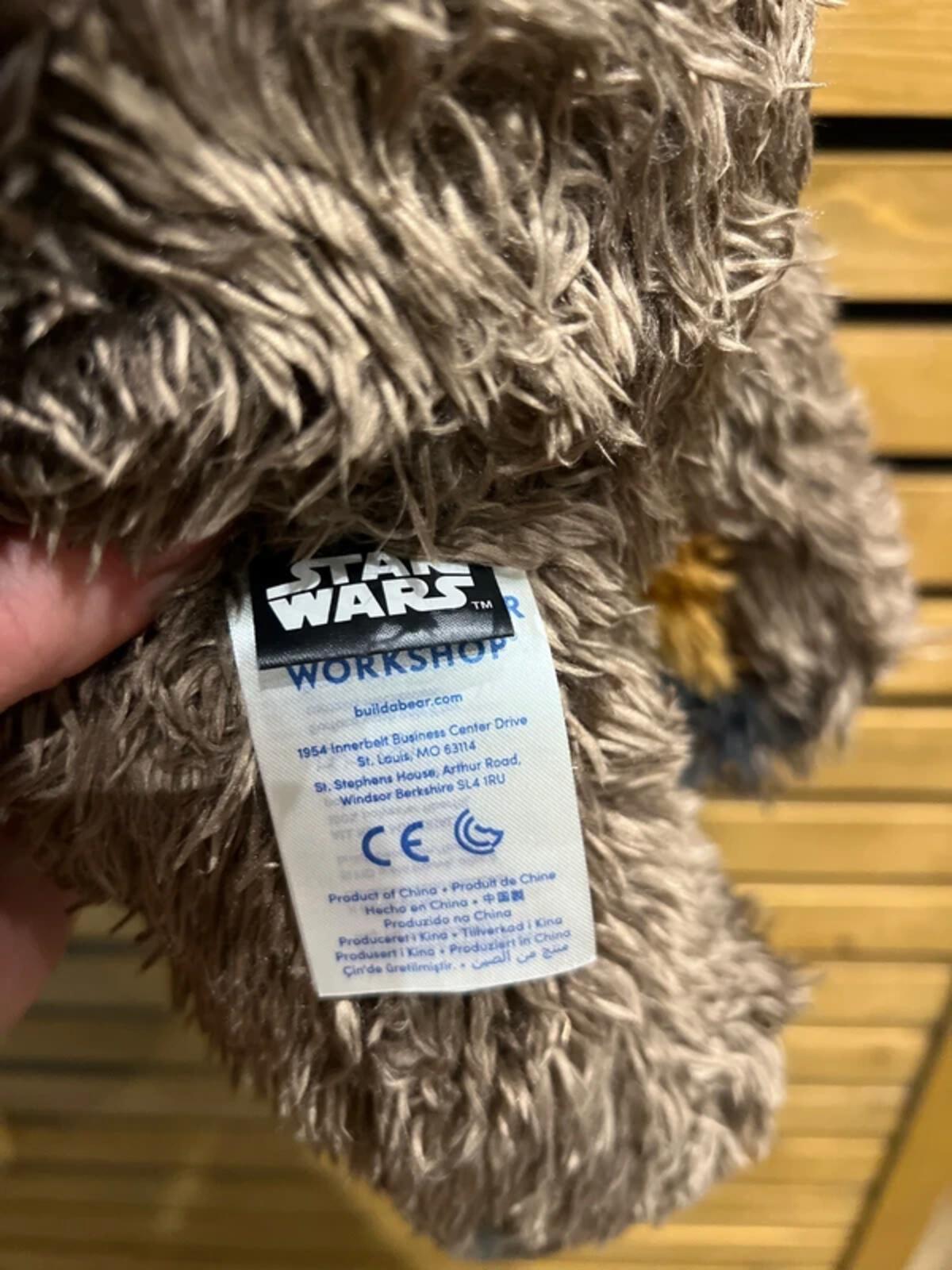 Star Wars Build A Bear Chewbacca Wookie Soft Plush Toy