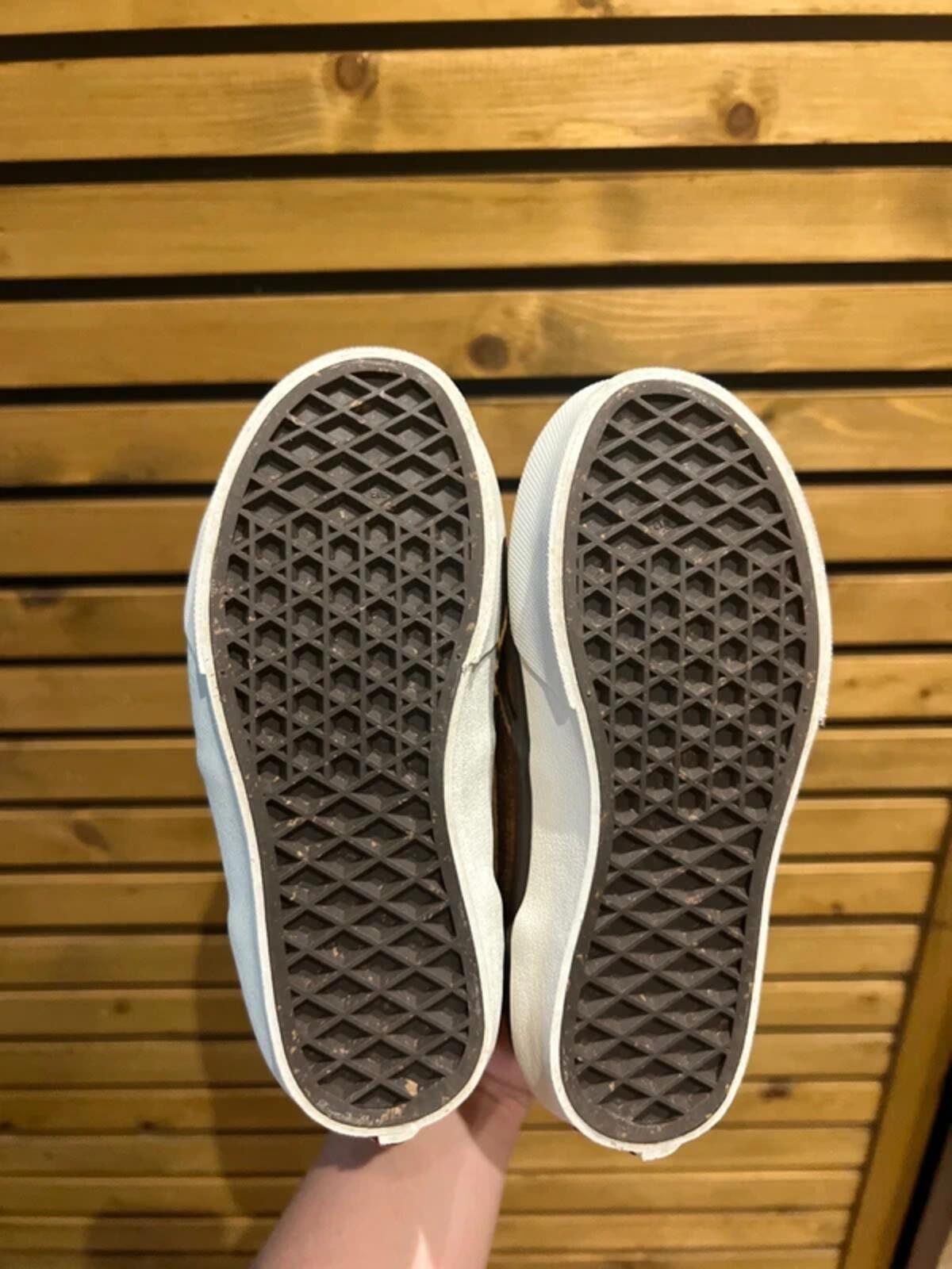 Vans Brown Suede Tartan Mid Trainers UK12