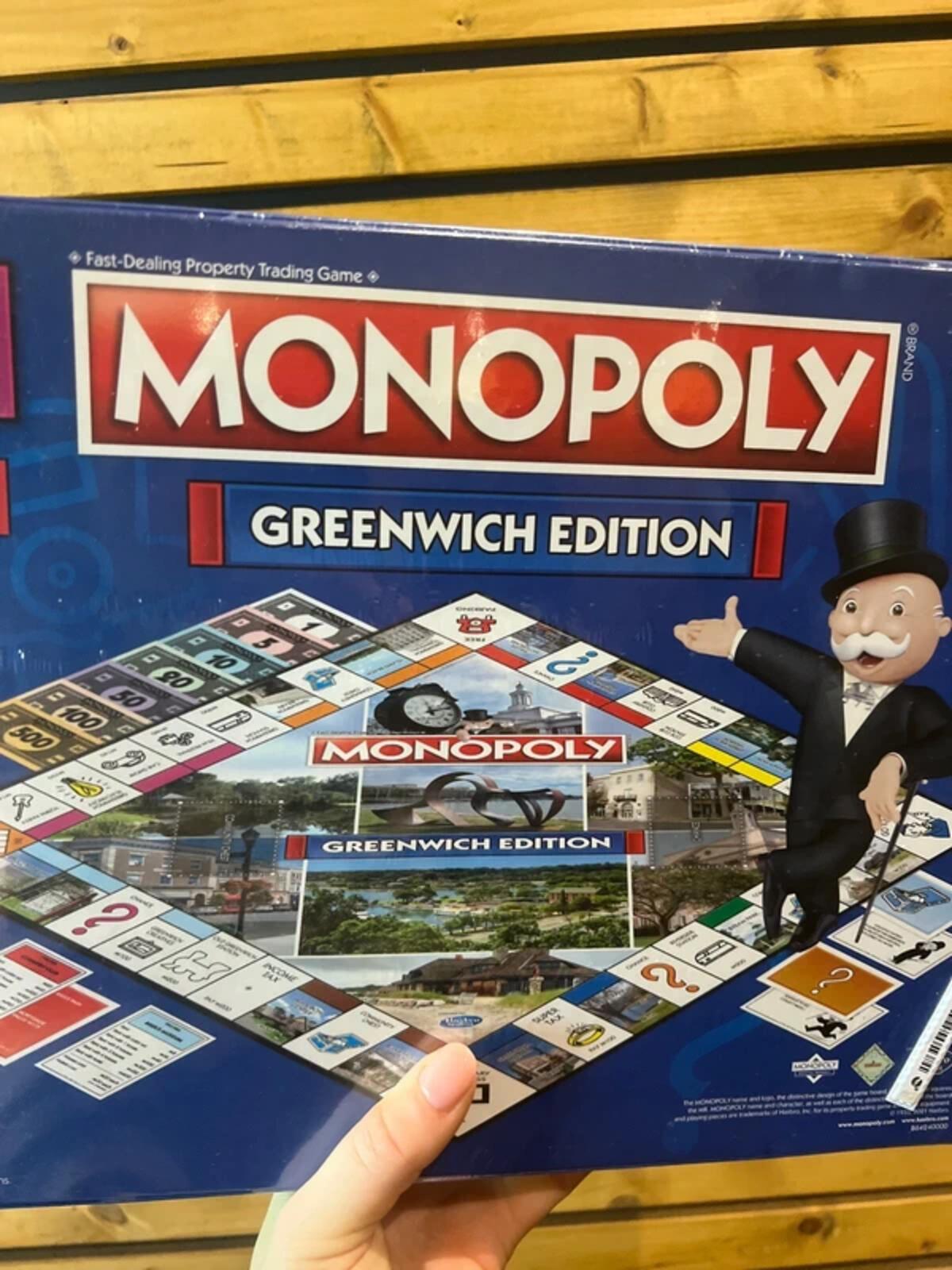 Monopoly Greenwich USA Connecticut Board Game NEW