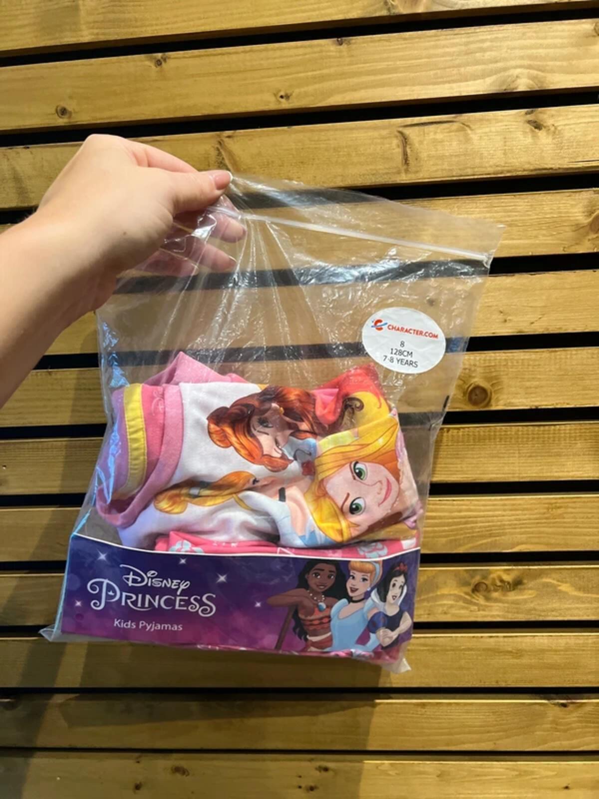 Disney Princess 2 Piece Pyjamas Set 7-8Y NEW