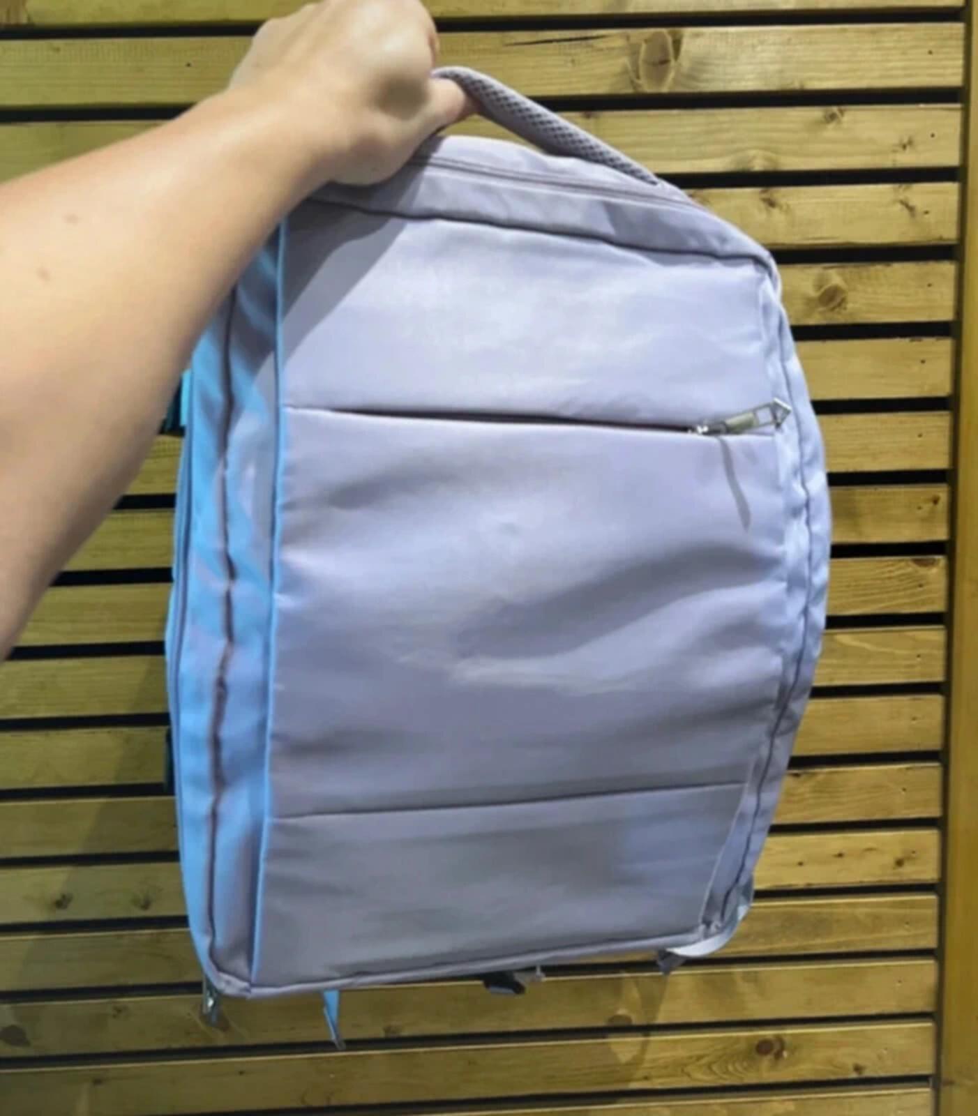 Fioretto Lilac Expandable Travel Backpack NEW