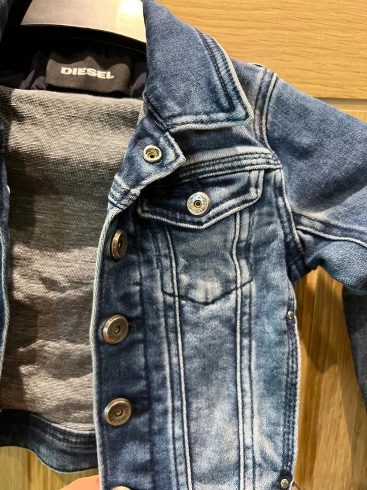 Diesel Washed Blue Denim Jacket 2-3Y