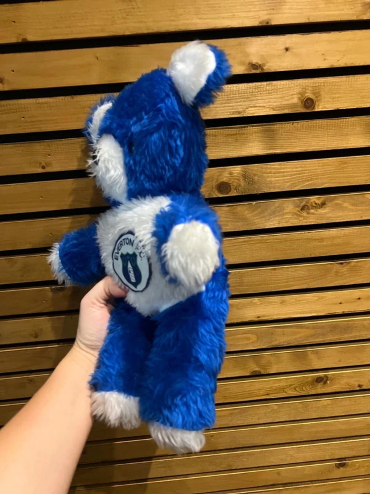 Vintage Everton FC Football Plush Teddy Bear Mascot
