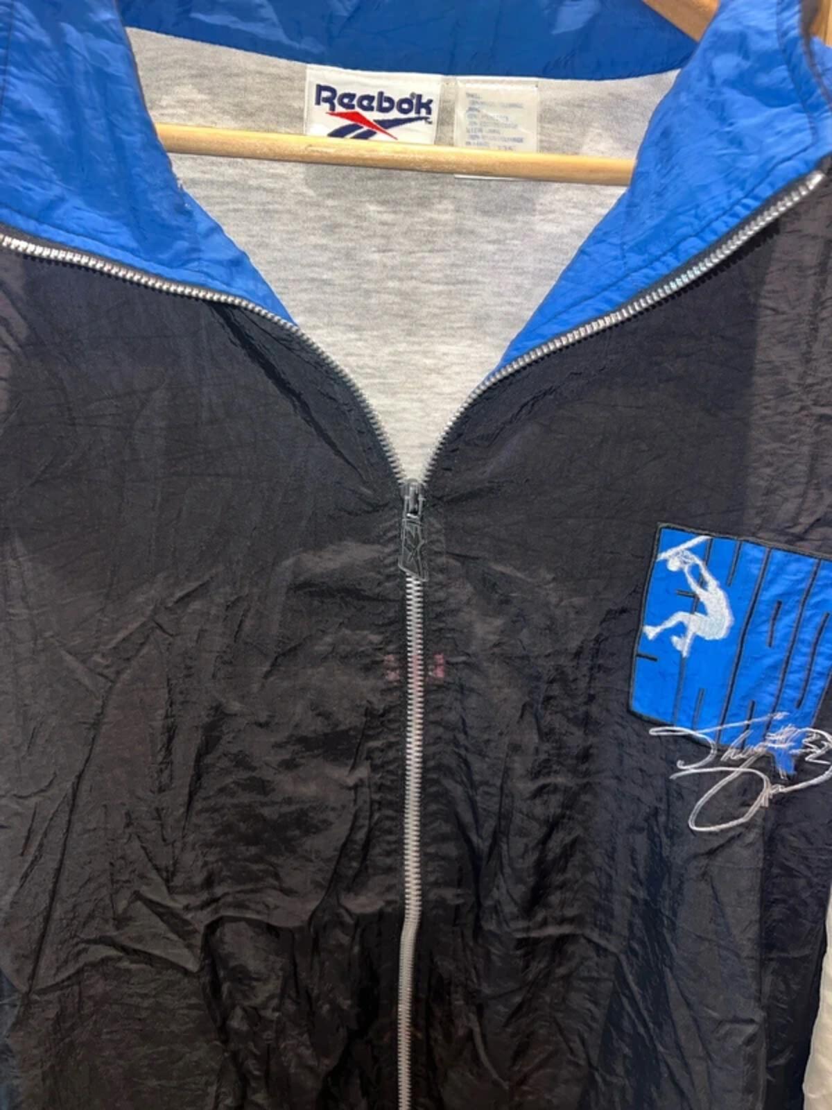 Vintage 1996 NBA Reebok Shaq O’Neal Orlando Magic #32 Shell Track Jacket