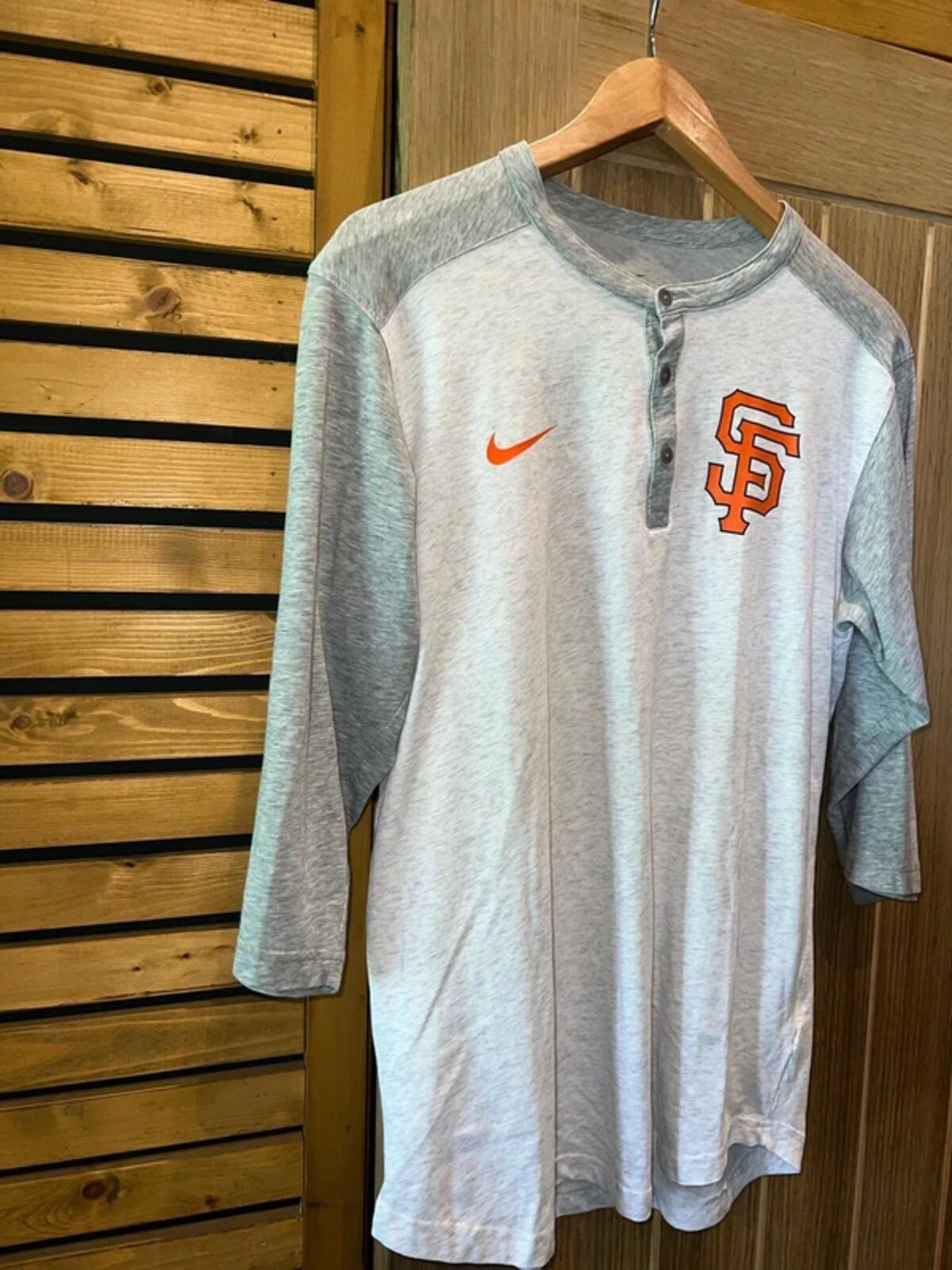 MLB San Francisco Giants 3/4 Sleeve Baseball Top M