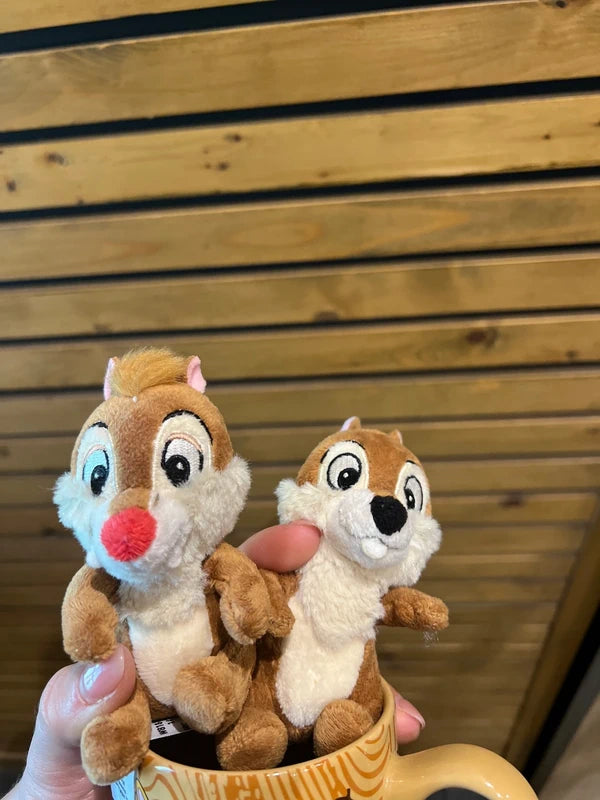 Disney Store Chip 'n Dale Mug & Plush Set