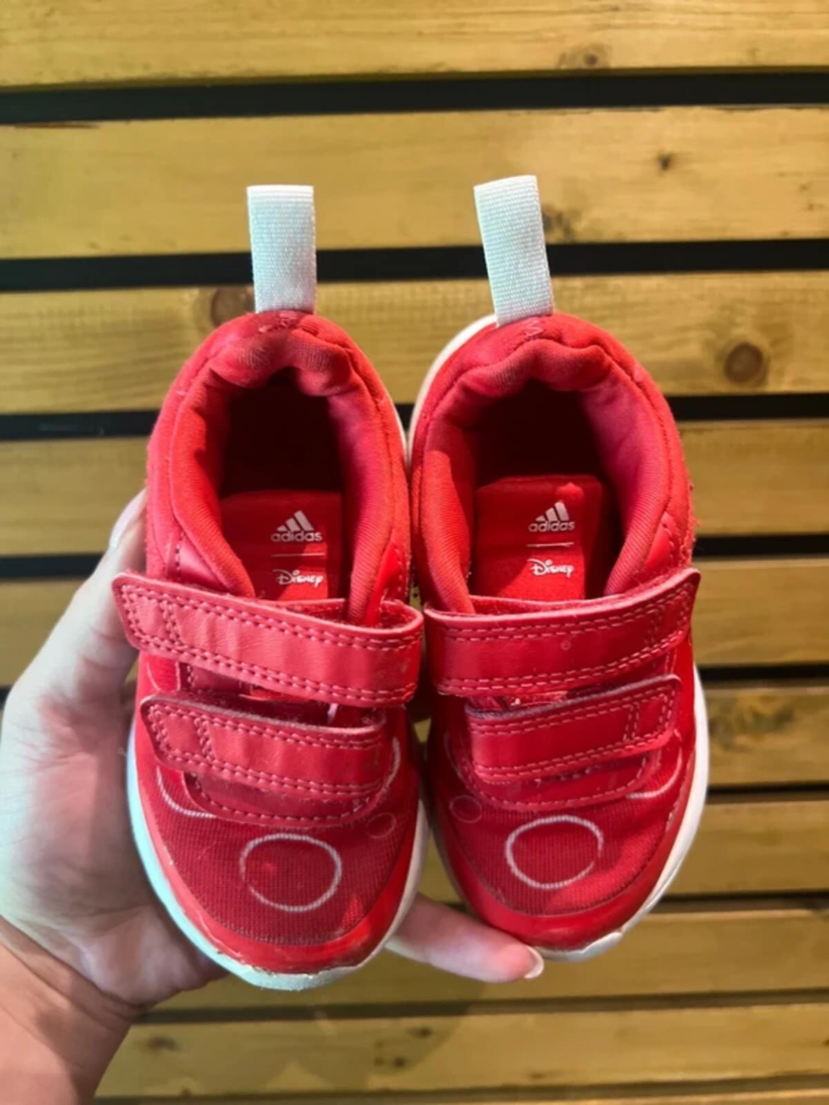 Adidas x Disney Minnie Mouse Red Trainers UK6K