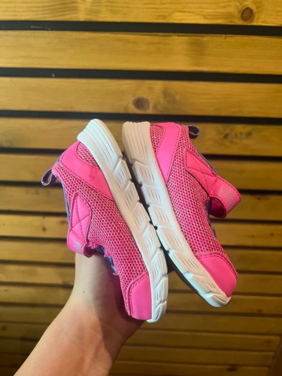 Skechers Comfy Flex Pink Trainers UK4