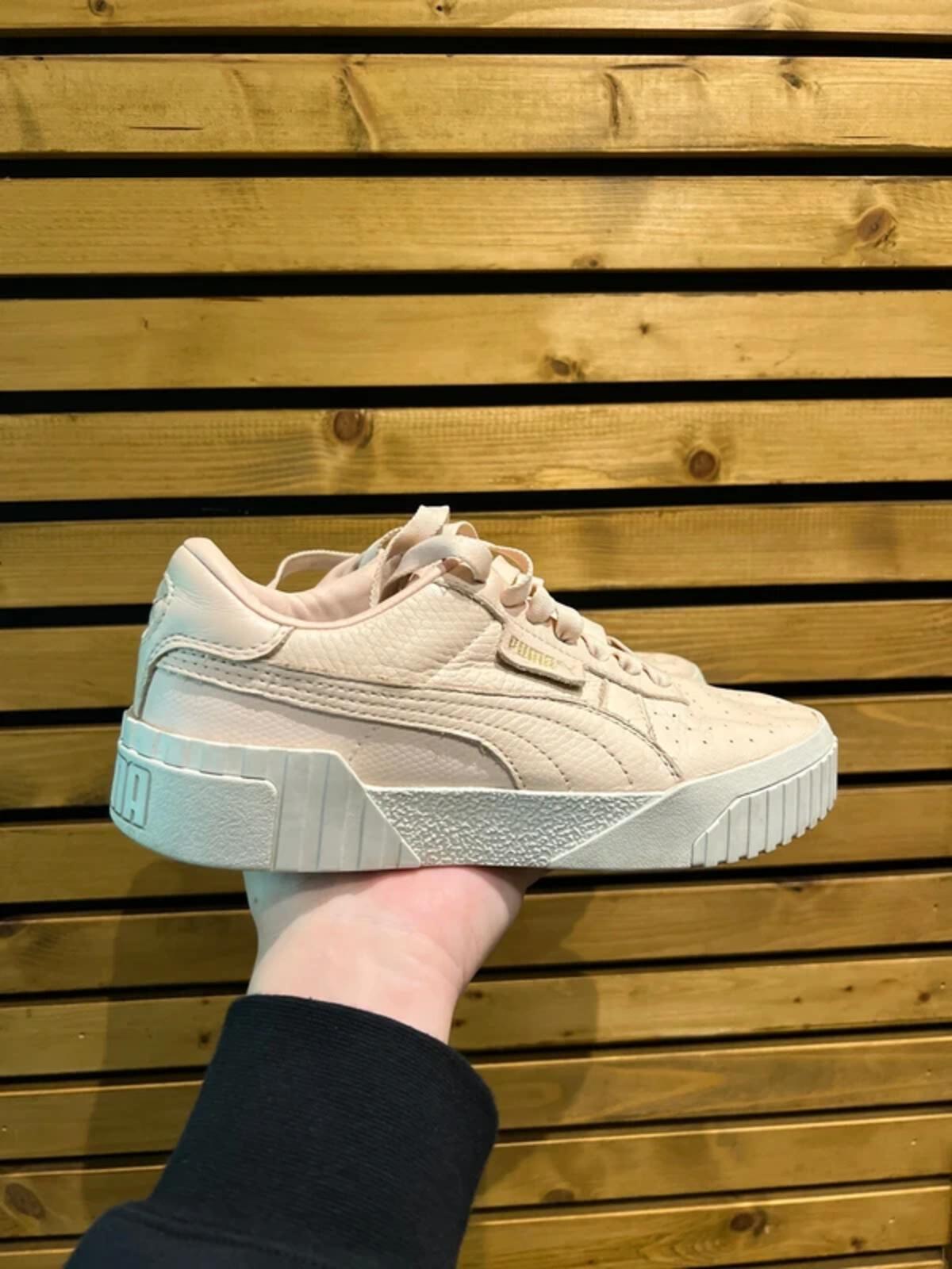 Puma Light Pink Chunky Trainers UK4