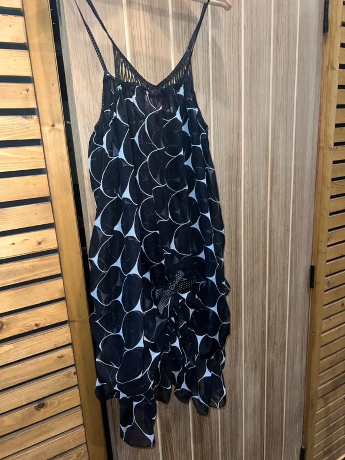 Bulb By Julie Lantry Designer Silk Babydoll Night Dress Lingerie L