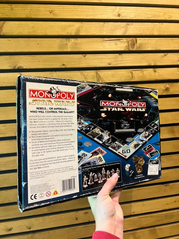 Vintage 1990's Star Wars Monopoly Collector's Edition