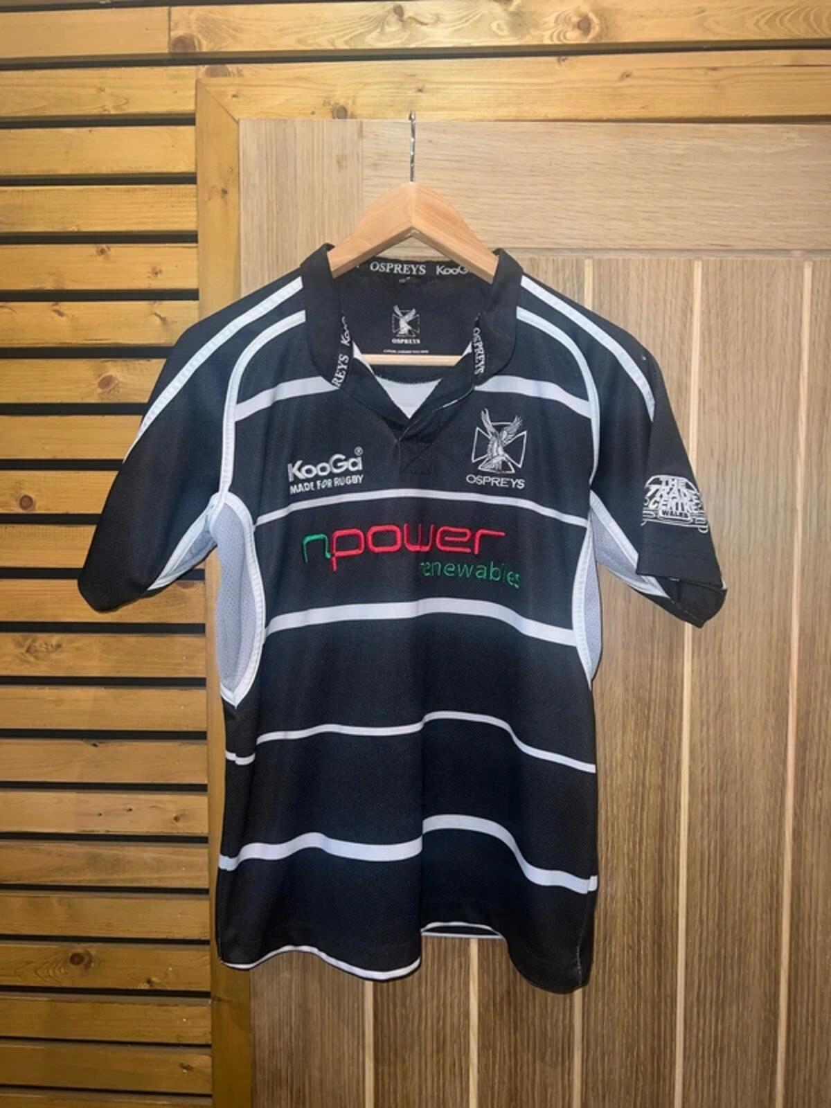 Vintage 2006/2007 Welsh Ospreys Rugby Jersey 14-16Y