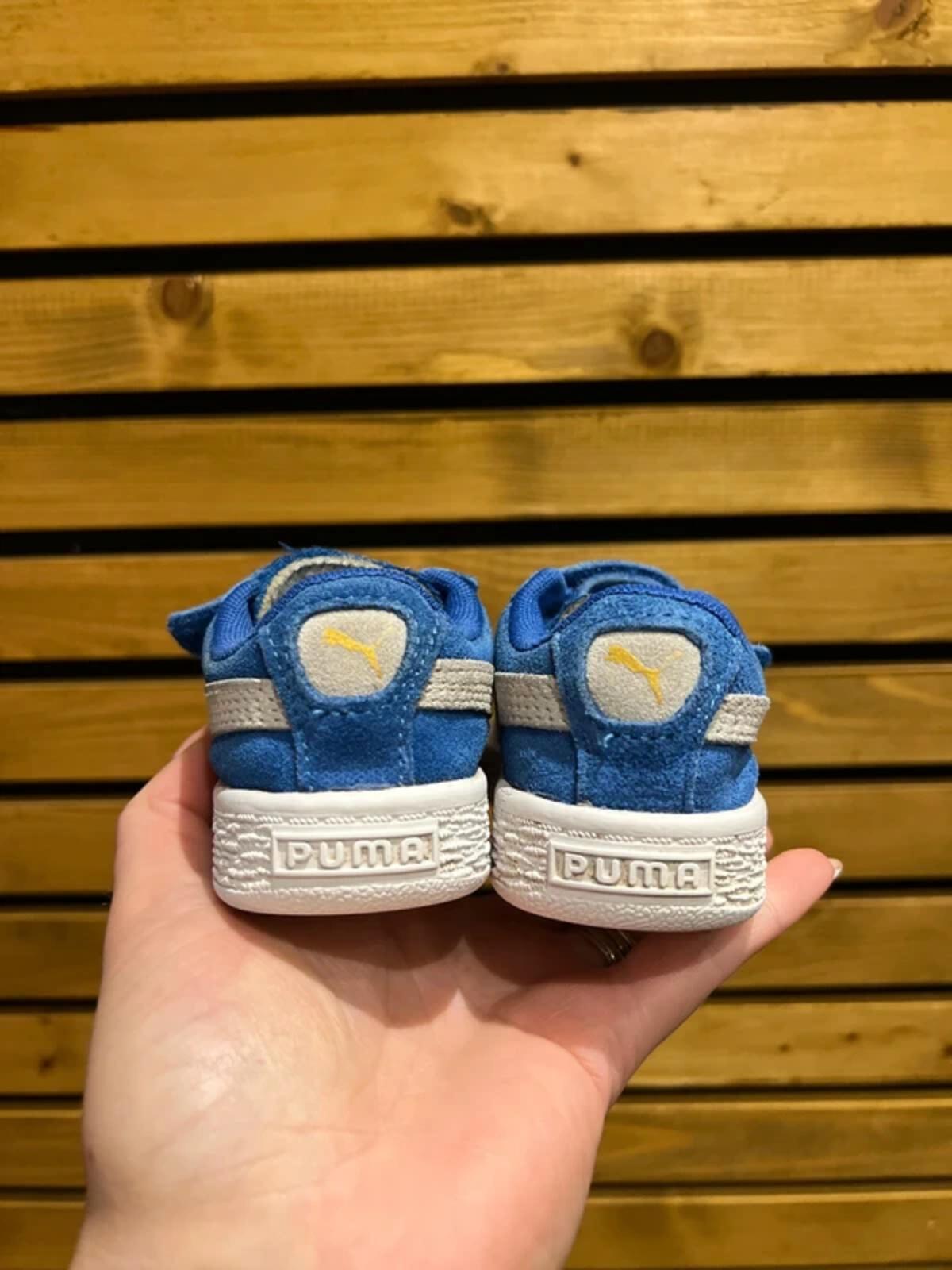 Puma Suede Blue Trainers UK5