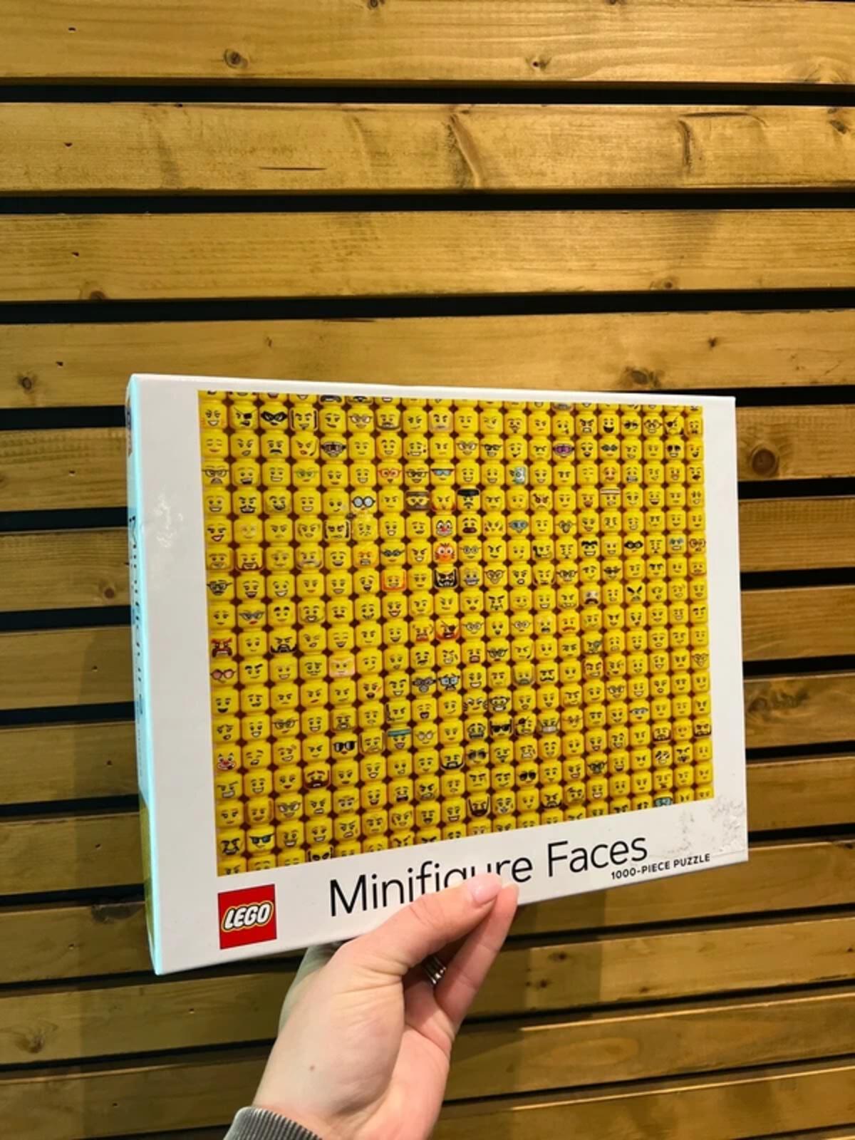 LEGO Minifigure Faces 1000 Piece Jigsaw Puzzle