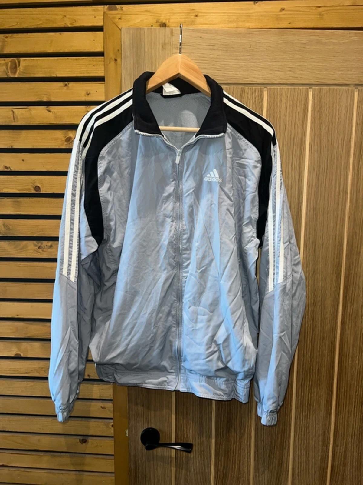 Vintage 2003 Adidas Grey Tracksuit Jacket L