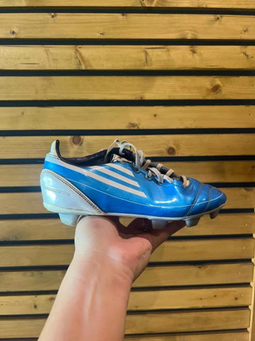 Vintage 2010 Adidas F50 Blue Football Boots UK3