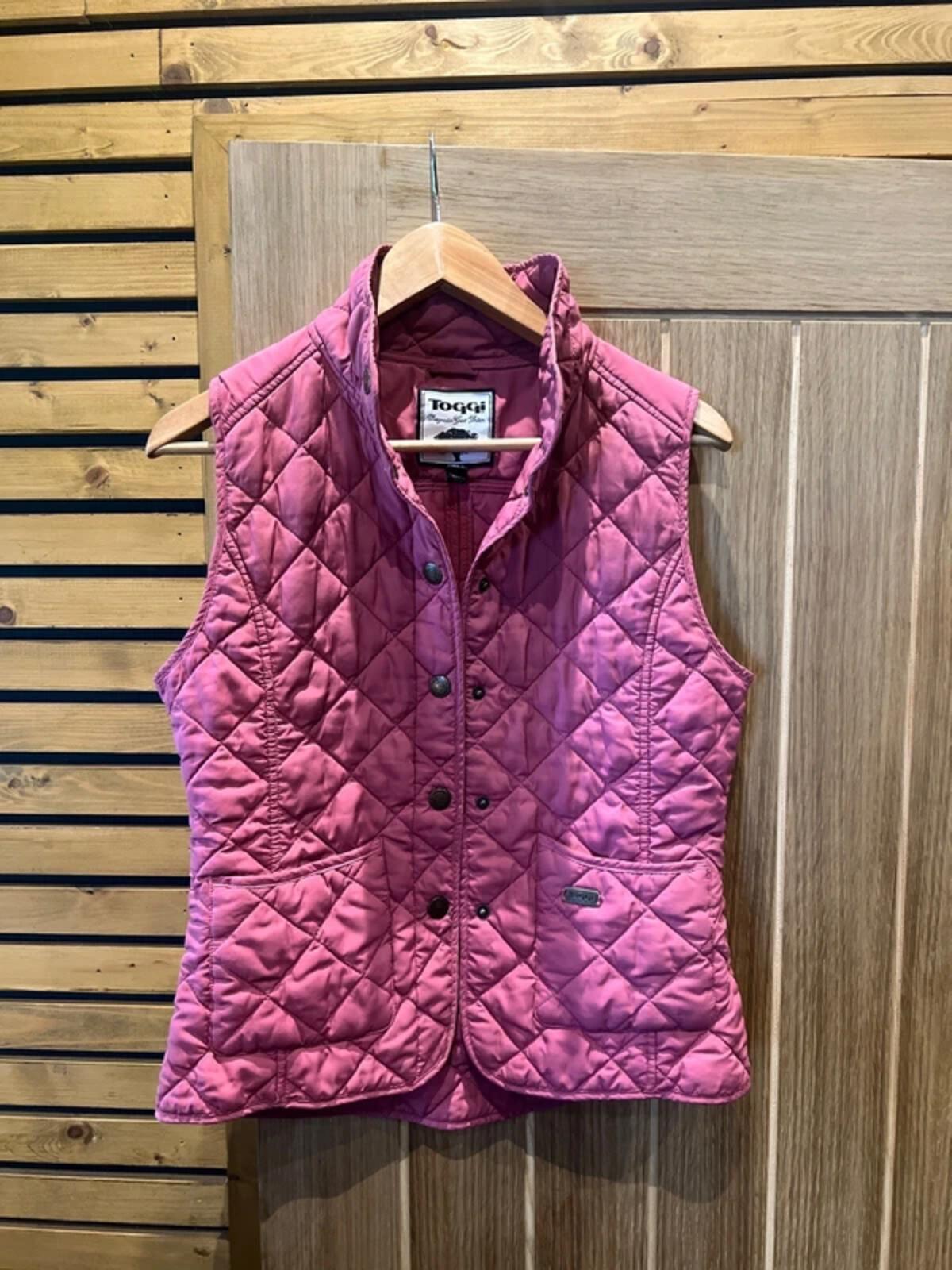 Toggi Equestrian Mauve Pink Quilted Gilet 10