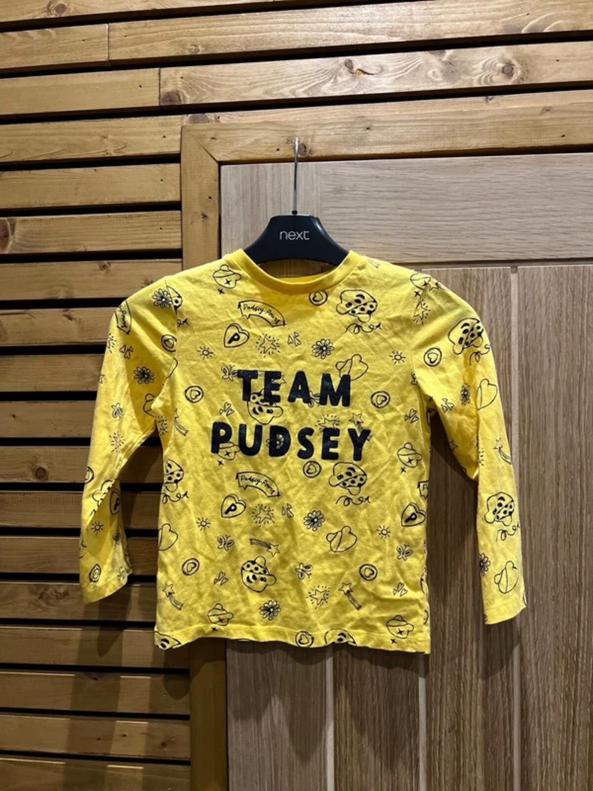 Team Pudsey Children In Need Long Sleeve T-Shirt 4-5Y