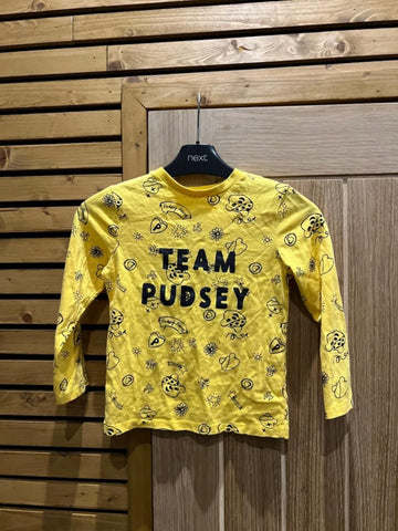 Team Pudsey Children In Need Long Sleeve T-Shirt 4-5Y