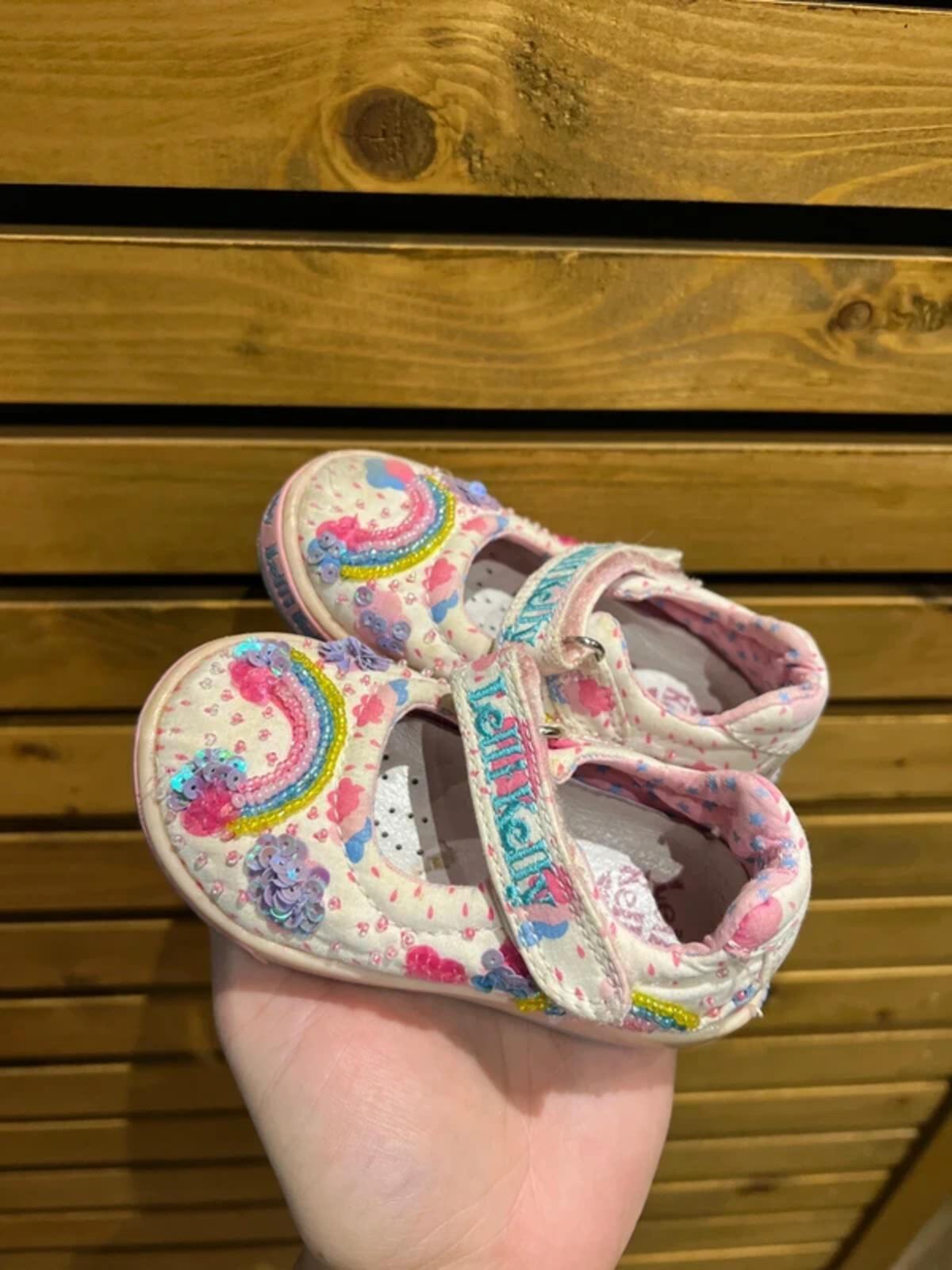 Lelli Kelly Fantasy Allegra Rainbow Shoes UK 3.5