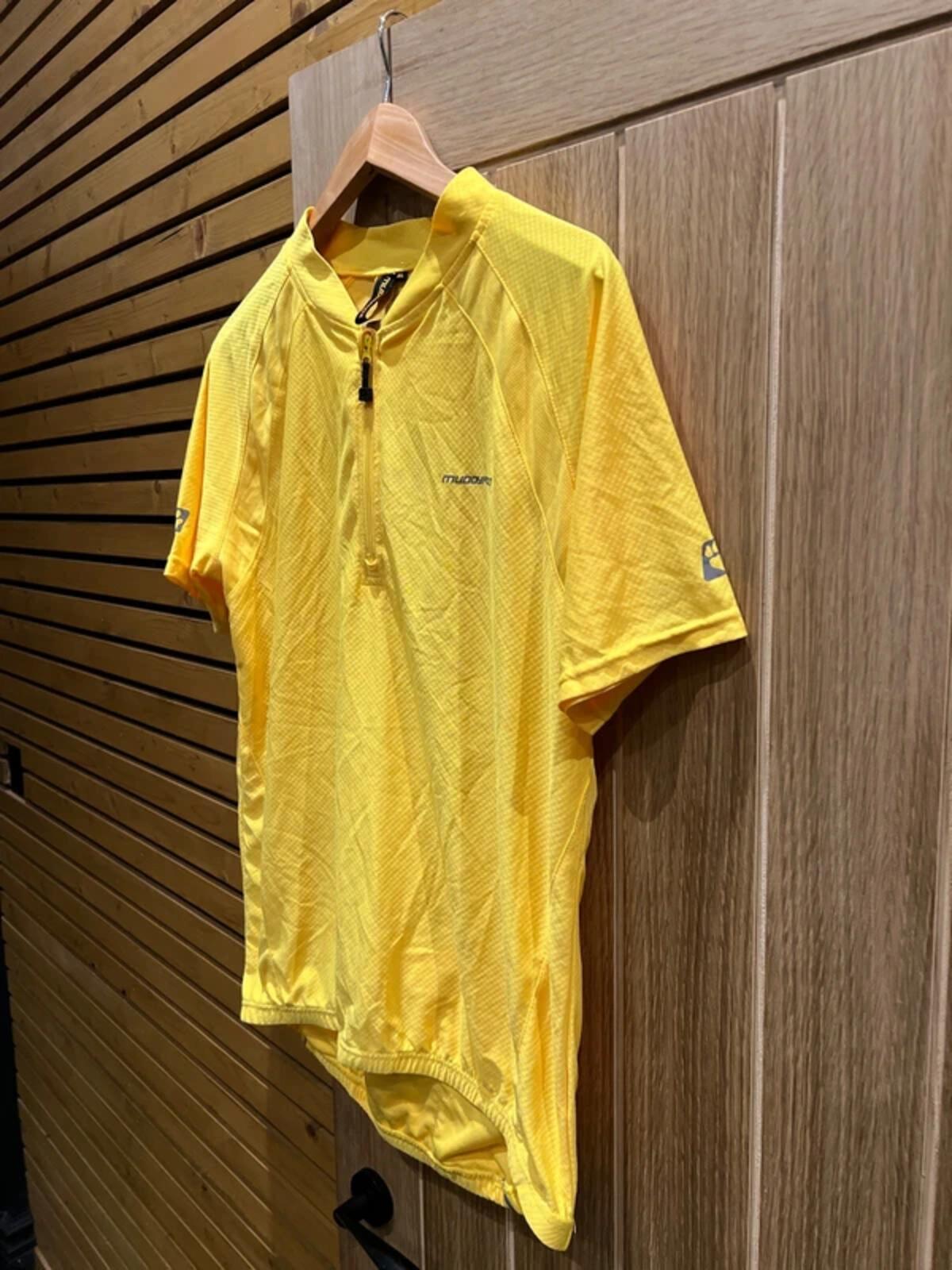 Muddyfox Cycling Yellow 1/4 Zip Top XL