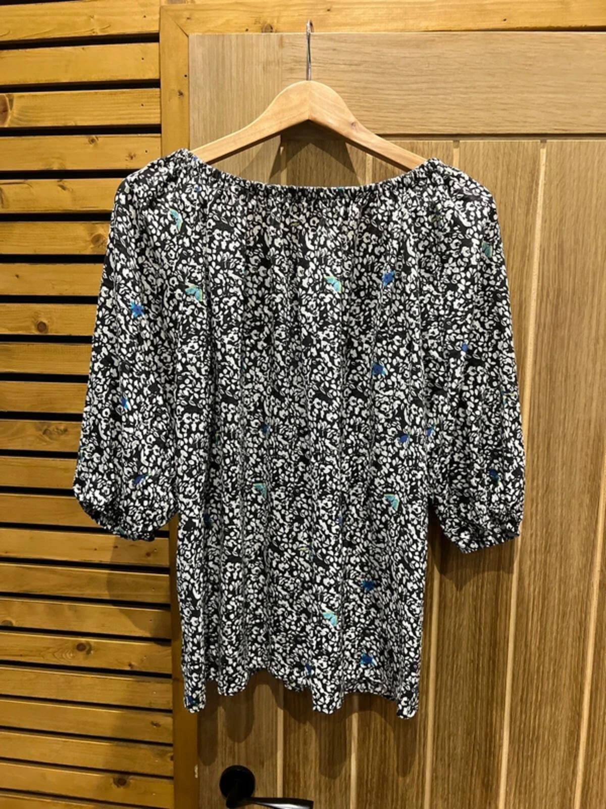 Charlotte Sparre Silk Floral Blouse M
