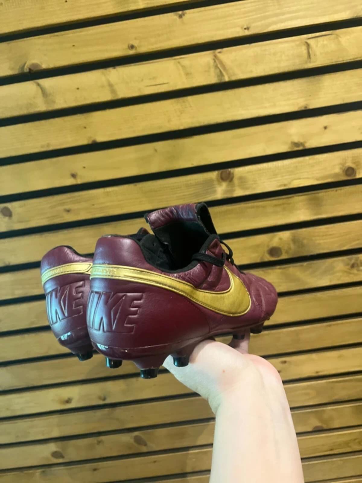 Nike The Premier II FG Leather Purple Football Boots UK7