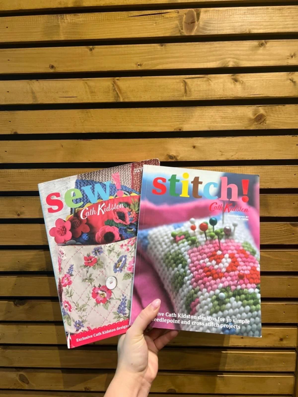 Cath Kidston Stitch and Sew Needlework Book Bundle (2)