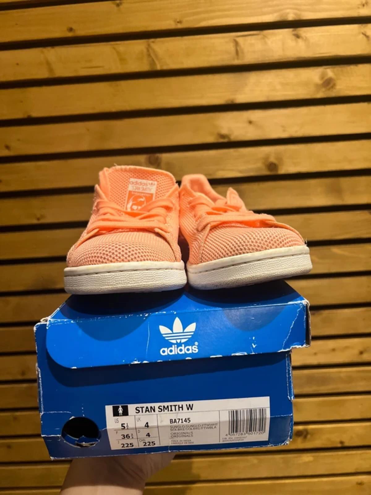 Adidas Originals Orange Sunglow Trainers UK4