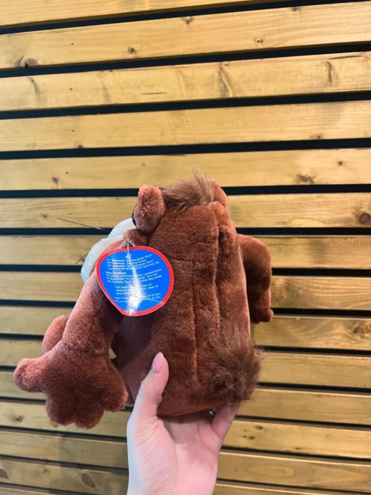 Vintage 1997 Looney Tunes Taz Electronic Plush Toy