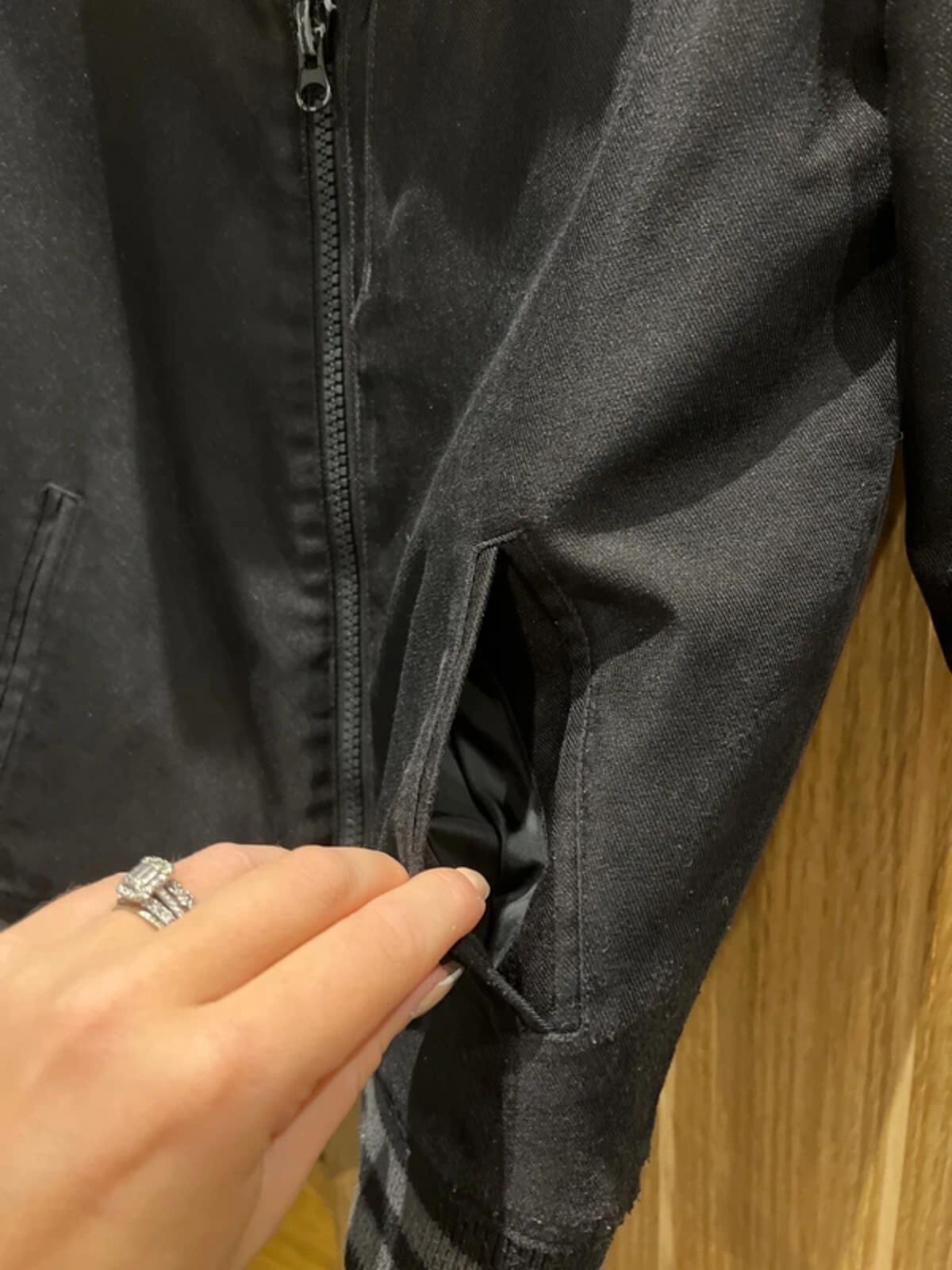 Vans Black Hooded Zip Jacket M