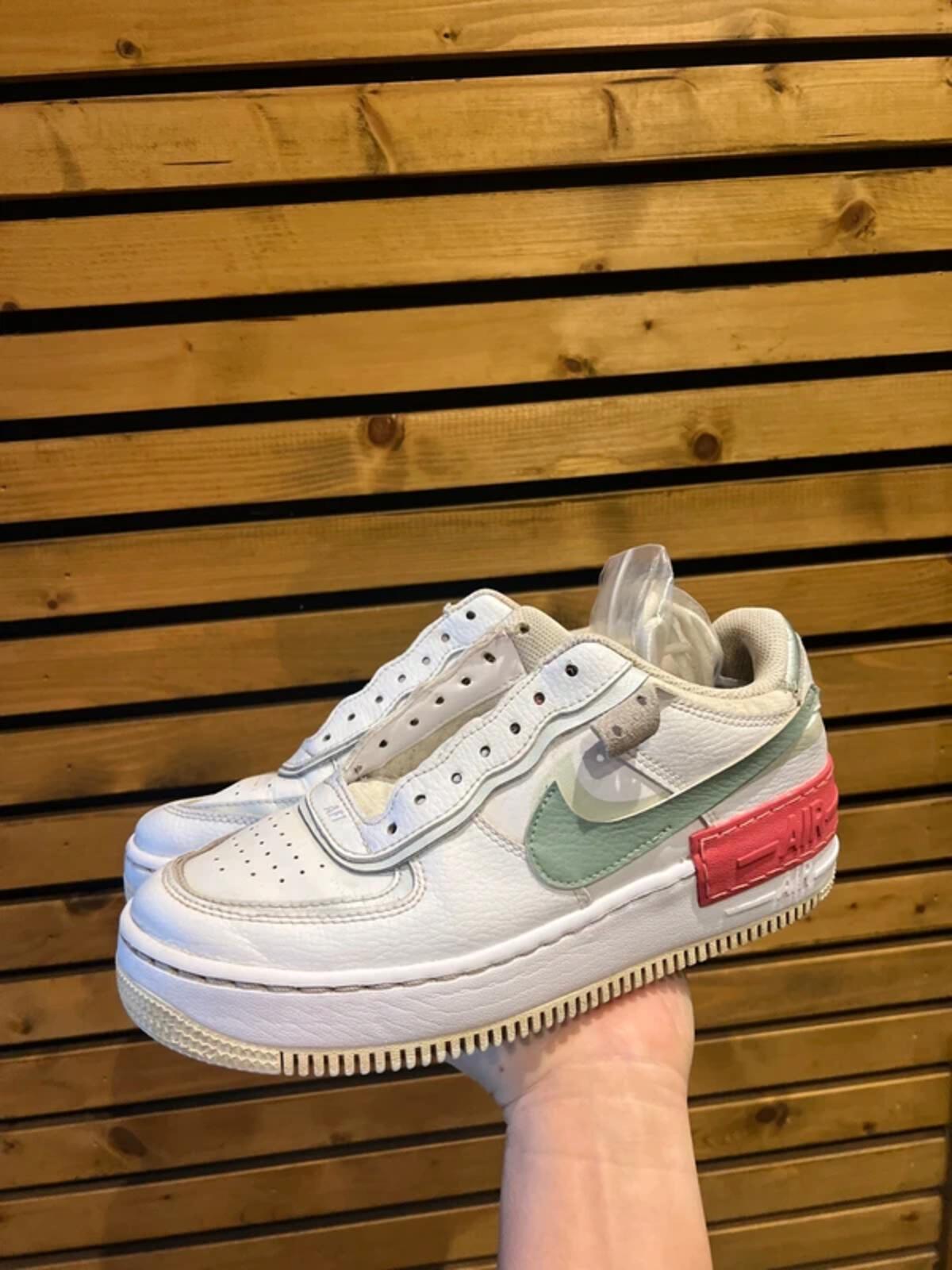 Nike Air Force One Shadow Seafoam Trainers UK6
