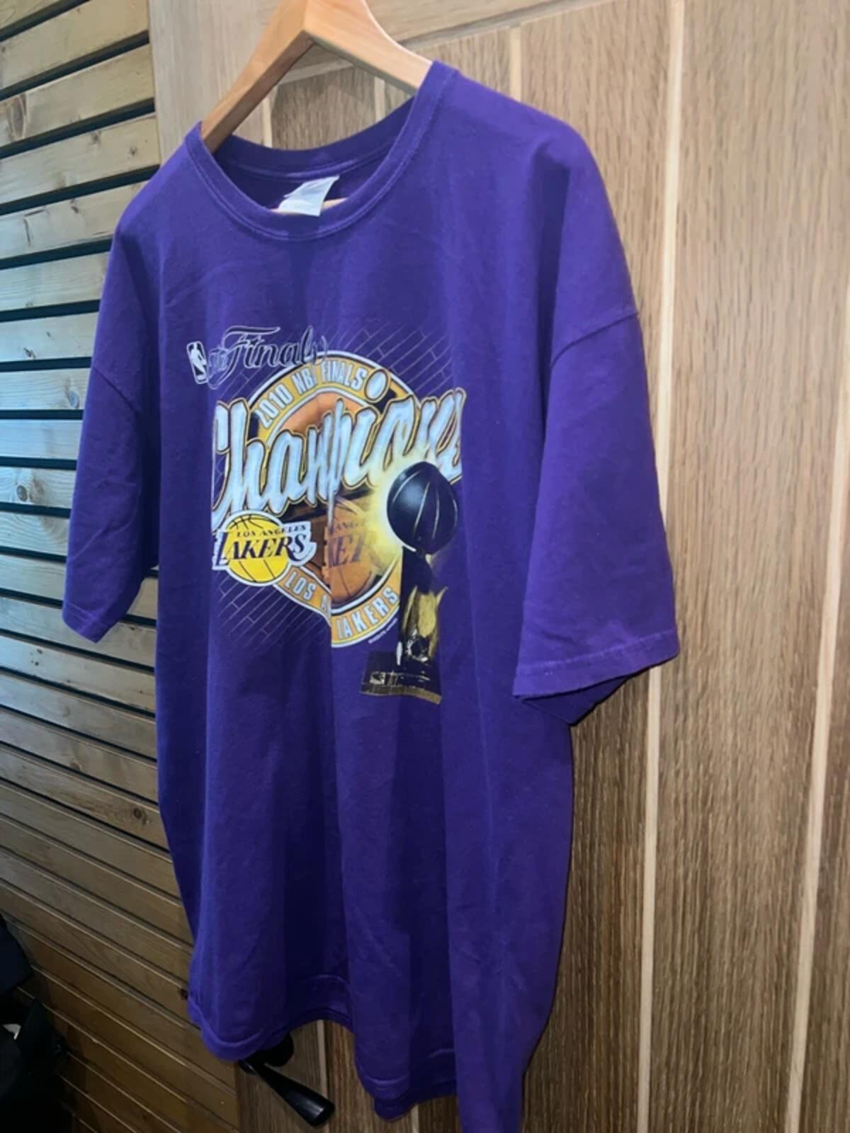 Vintage LA Lakers Purple T-Shirt XL