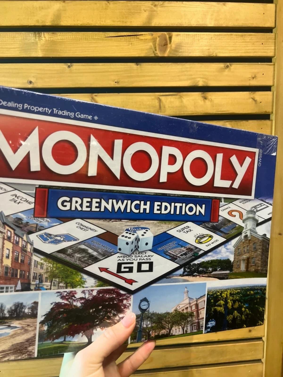 Monopoly Greenwich USA Connecticut Board Game NEW