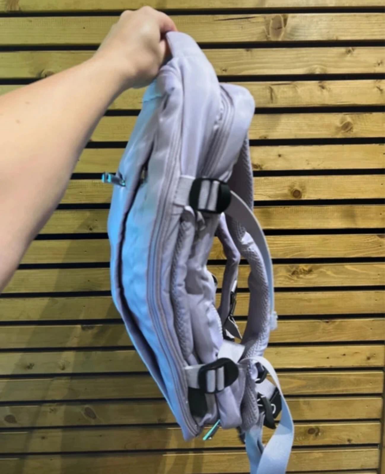 Fioretto Lilac Expandable Travel Backpack NEW