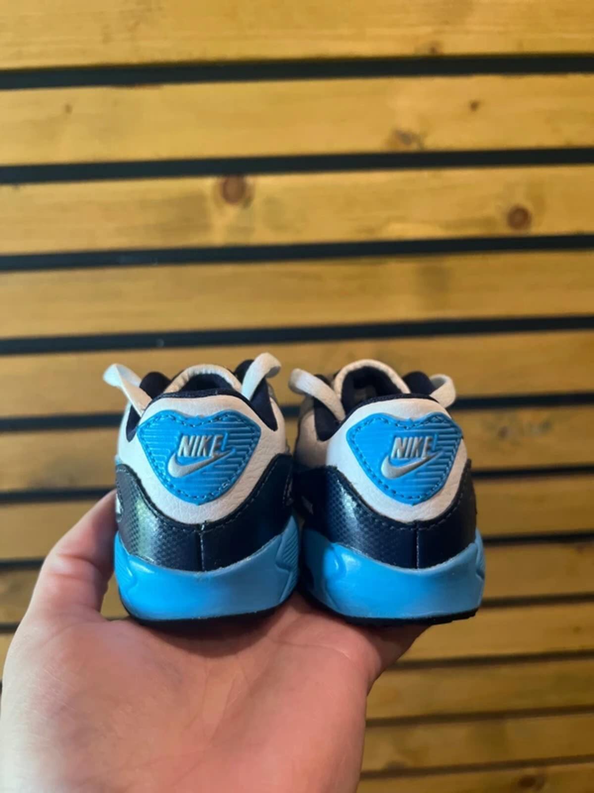 Nike Air Max 90 Vintage 2013 Toddler Blue Trainers UK3.5