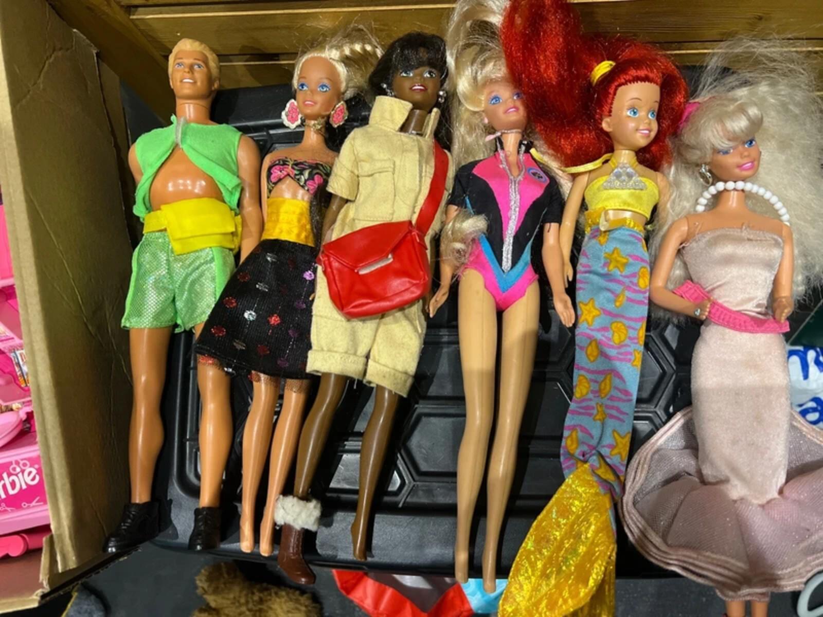 Vintage 1990’s Barbie & Ken Doll & Accessory Bundle