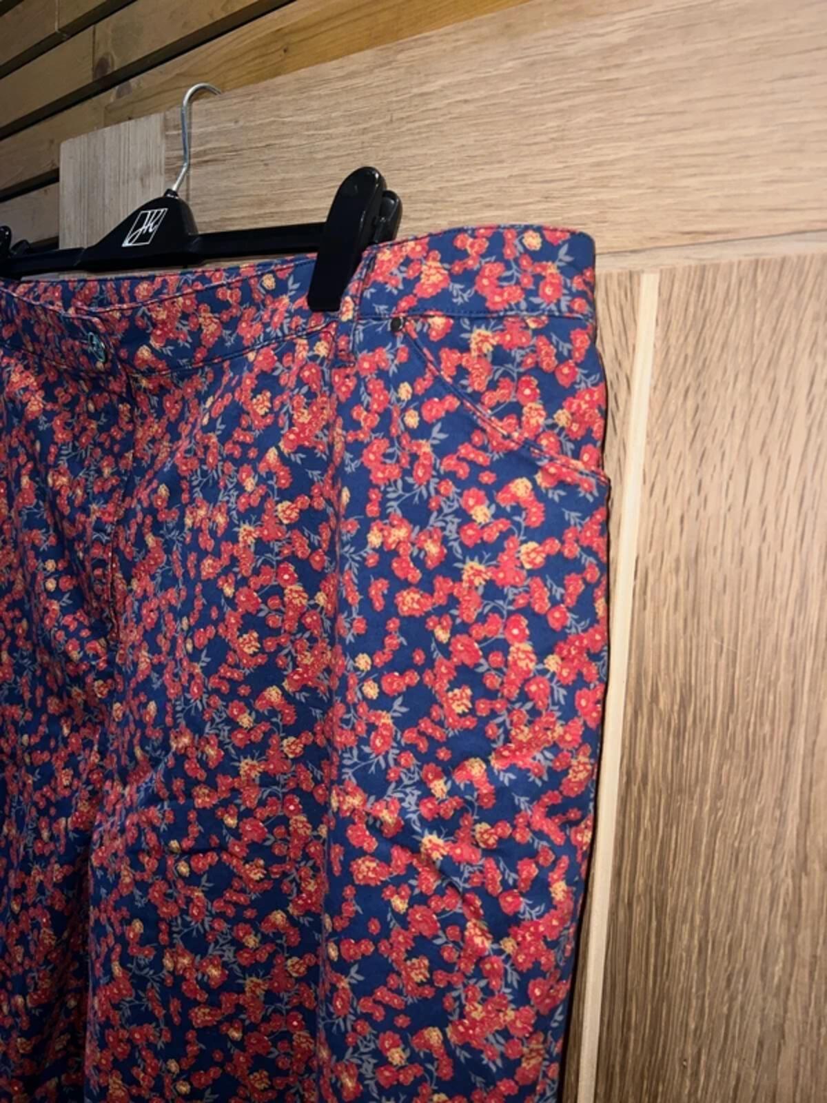 Cotton Traders Ditsy Floral Print Trousers 24