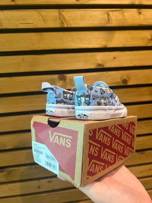 Vans Elephantastic Butterfly Kids Slip-On Trainers UK4